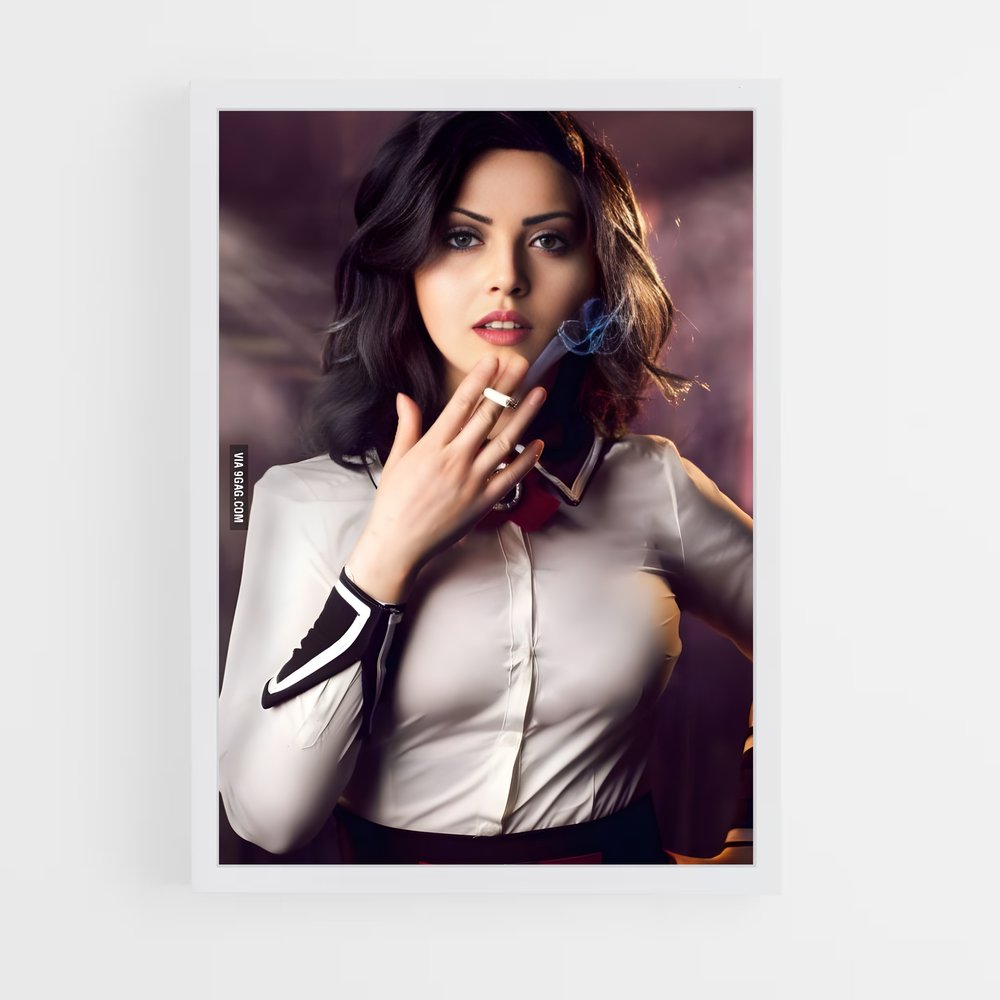 Poster Elizabeth en Fumée – affiche Bioshock (vue 3)